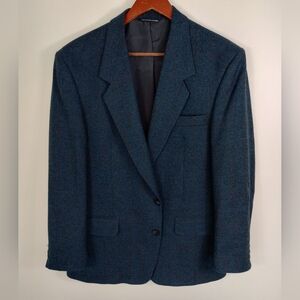 Abraham Moon Plaid Blazer Size 44S